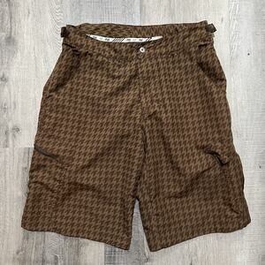 FOX Racing Brown MTB Downhill Padded BMX Shorts Mountain Biking Men's 32